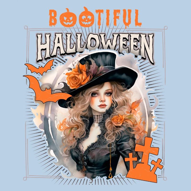 Gothic Halloween Witch, Saying Bootiful