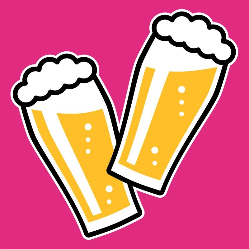 2 Biergläser Stoßen An (Bier / Willibecher / 3C)