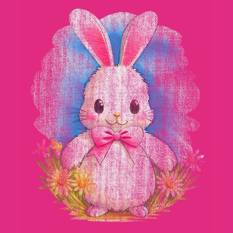 White Bunny Easter