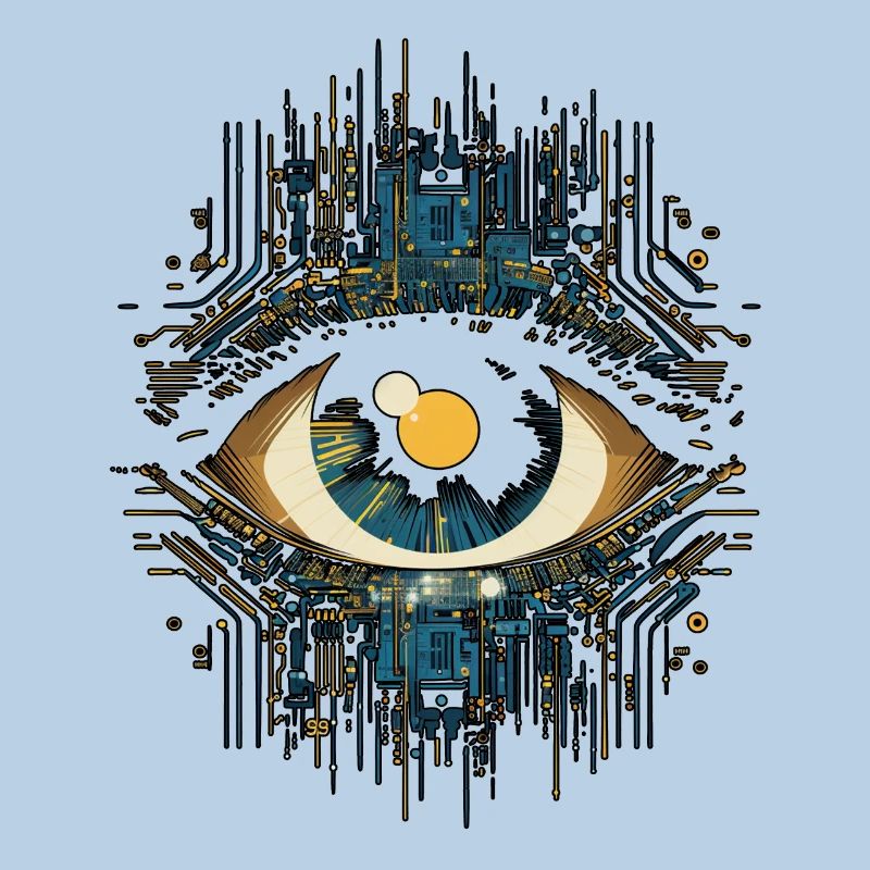 Électronique oculaire