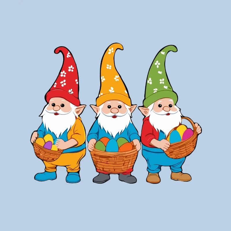Easter Norse Gnome Easter Bunny Dwarfs