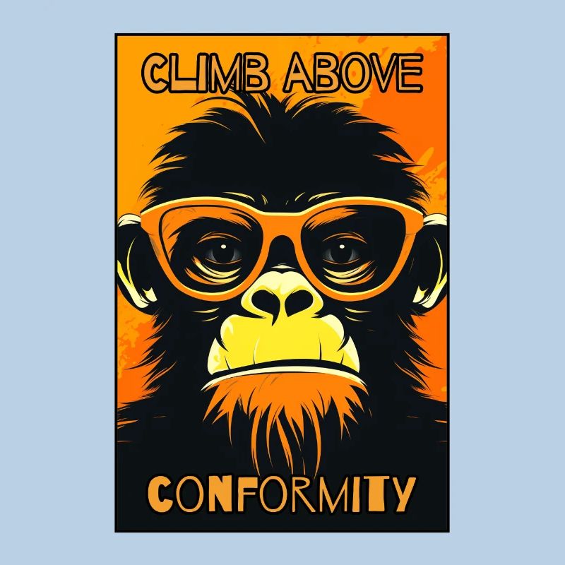 Overcome conformity: shivering monkey