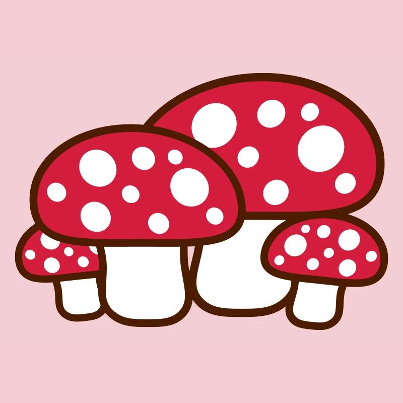 De nombreux champignons points rouges motif champignon champignon