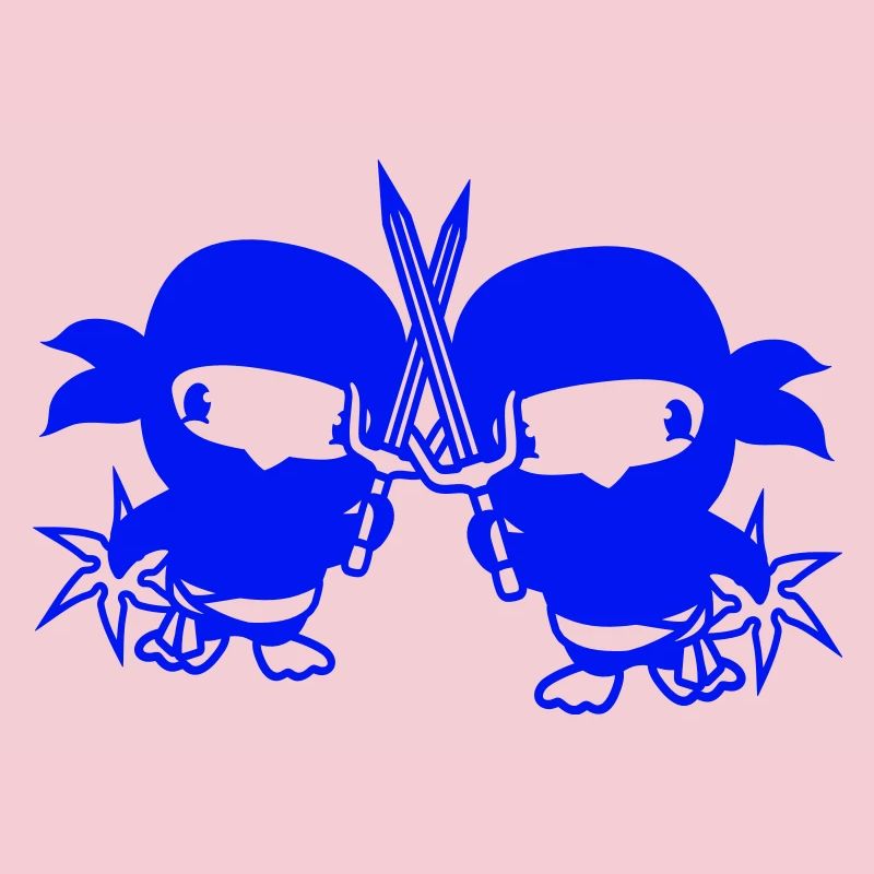 2 Oiseaux Ninja Fighter Assassin Épée Ninja Star