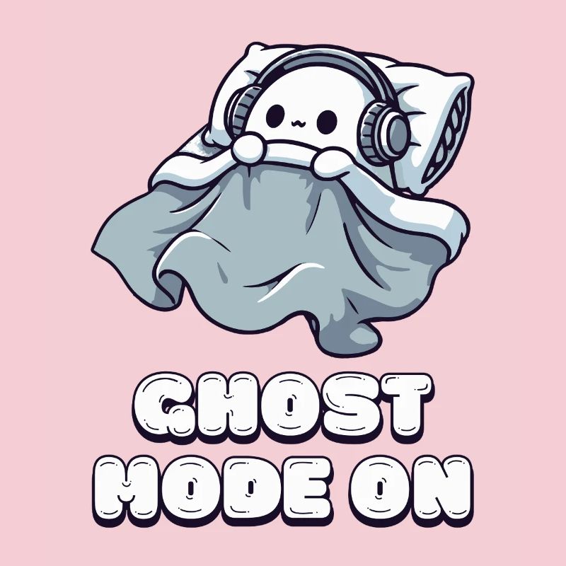 Ghost Mode On – Ghost Mode Activated Sleep Shirt