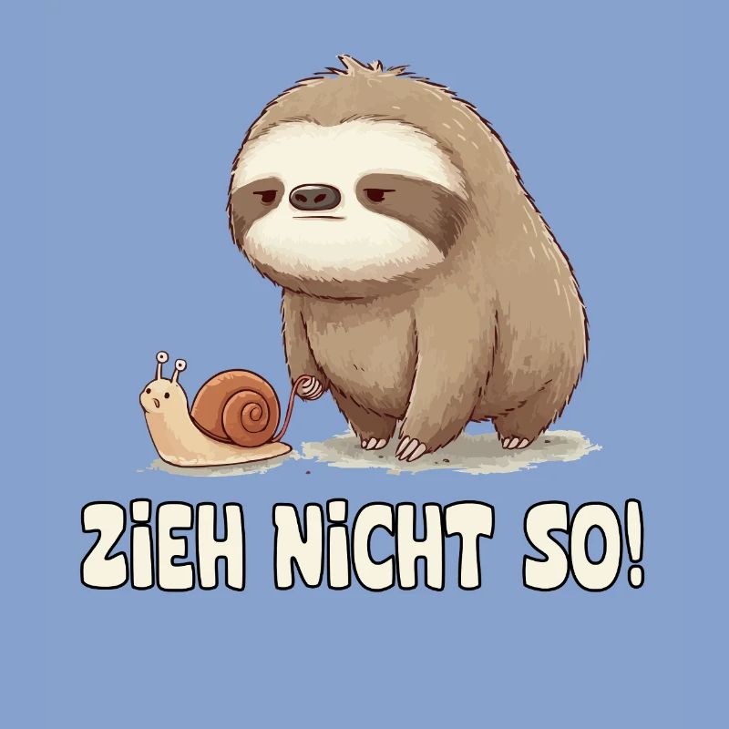 Pull Not So Sloth Cartoon
