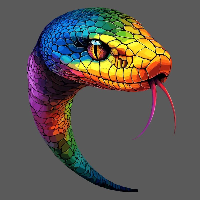 Serpent Python Cobra Mamba Serpent à sonnettes Serpent