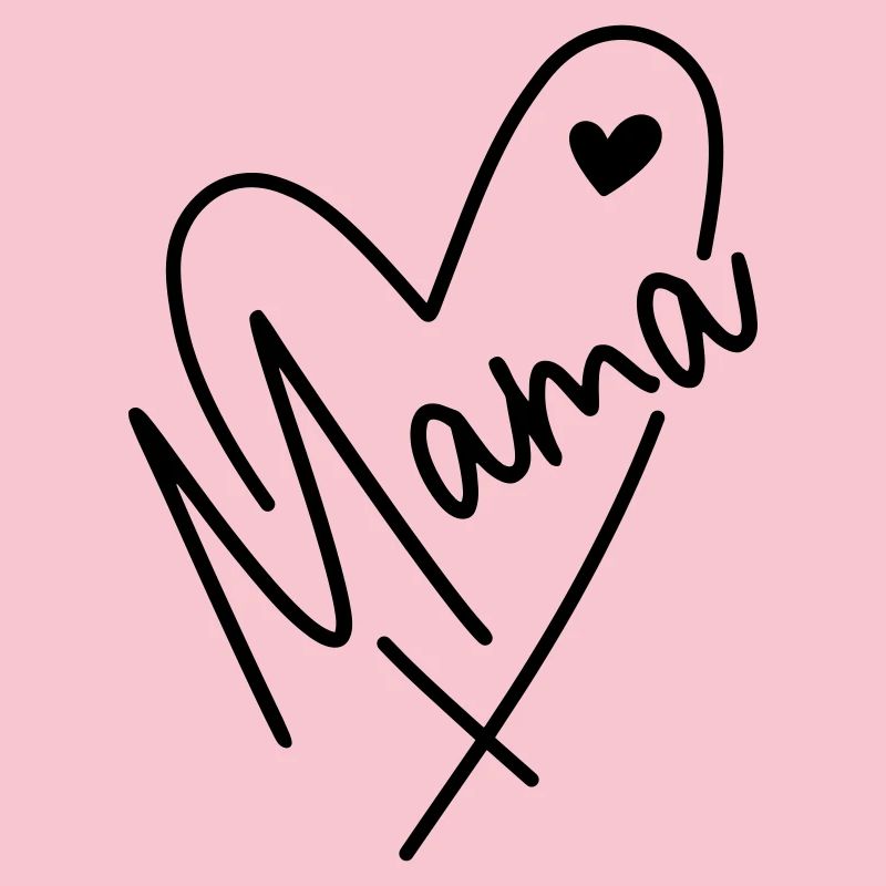 Mama Herz Mutter Kind Liebe Muttertag Geschenk