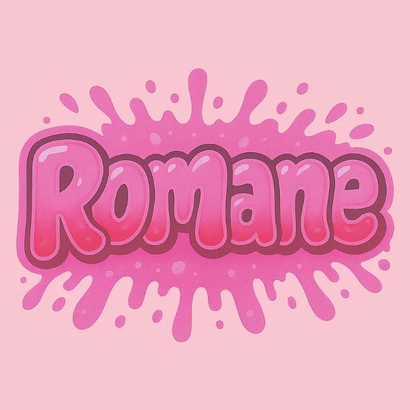 Graffiti Romane Name Geschenk Ideal Druckbare Su