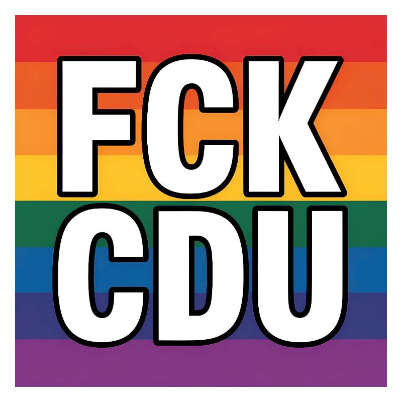 FCK CDU - Anti CDU Meme