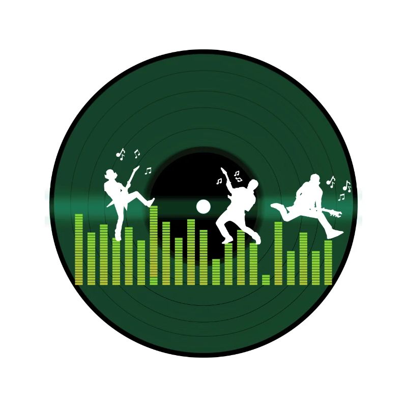 Rythmes sur vinyle vert