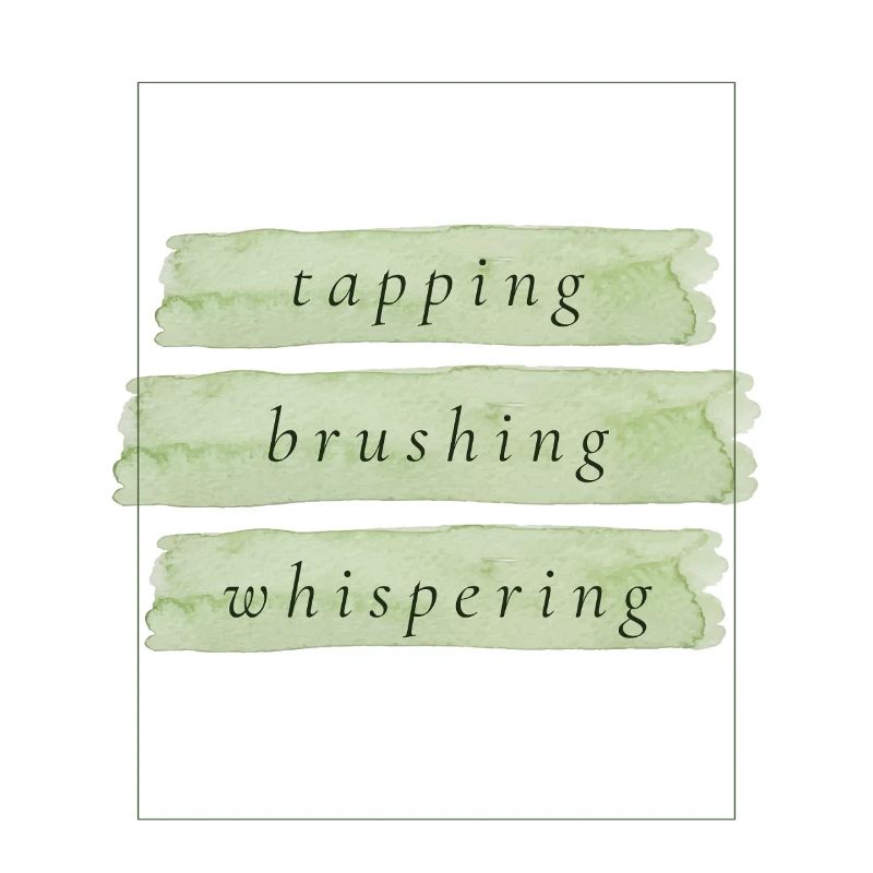 Tapping Brushing Whispering | ASMR Trigger Design