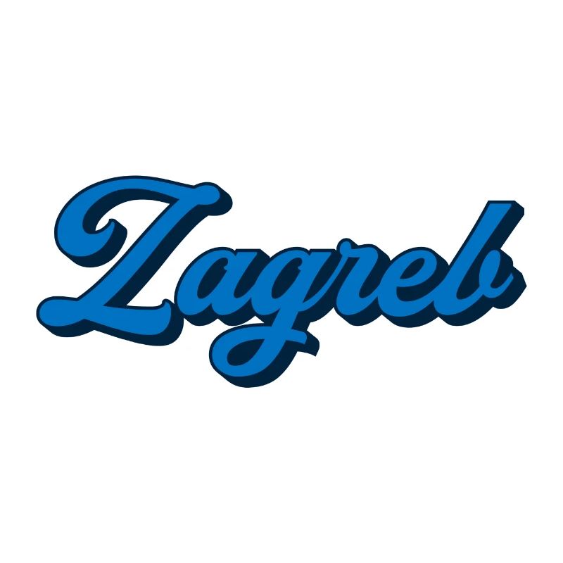 Zagreb Script Logo Style