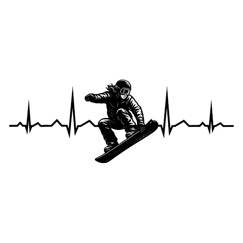 Snowboard motif with recognition value