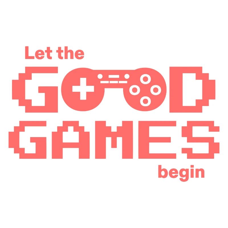 Retro Pixel Logo Gaming « Que les bons jeux commencent »
