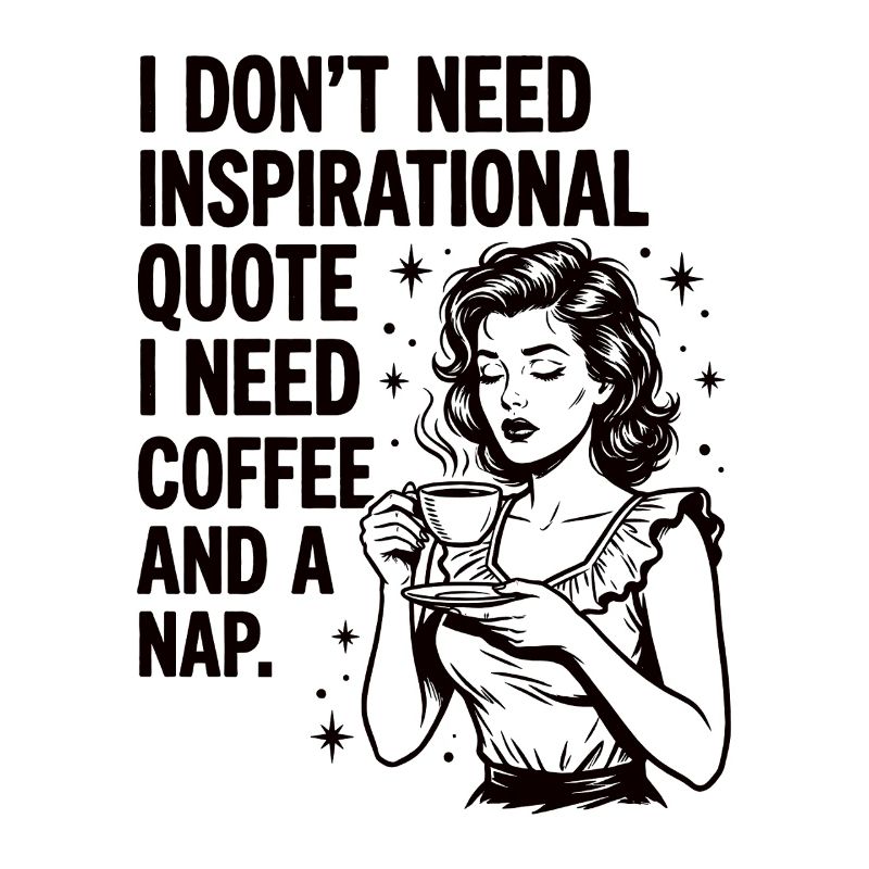 Echte Kaffeeliebe Nickerchen Statement