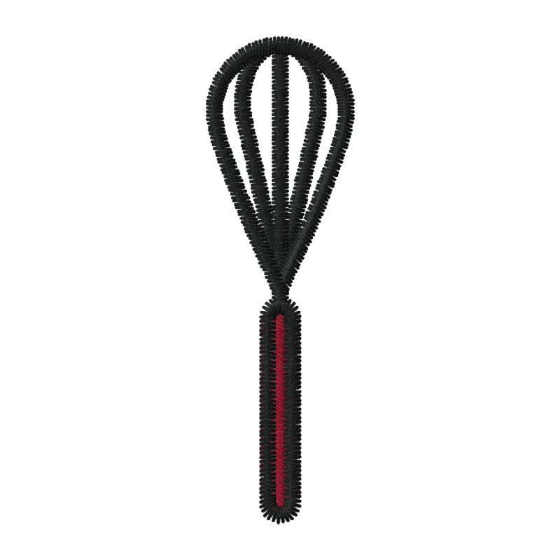 Embroidered whisk