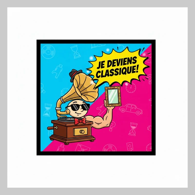 Ich werde zum klassischen Pop-Retro