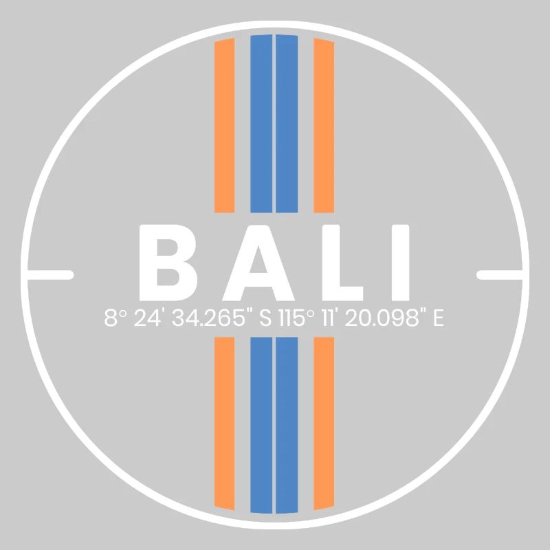 Coordonnées de l’île de Bali