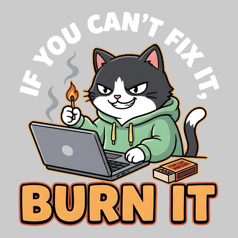 Burn It – Funny Saying for Programmers