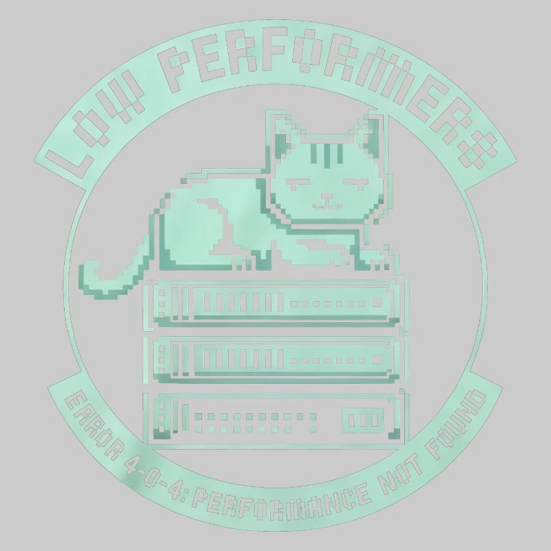 Low Performers Cat Server Pixel Art
