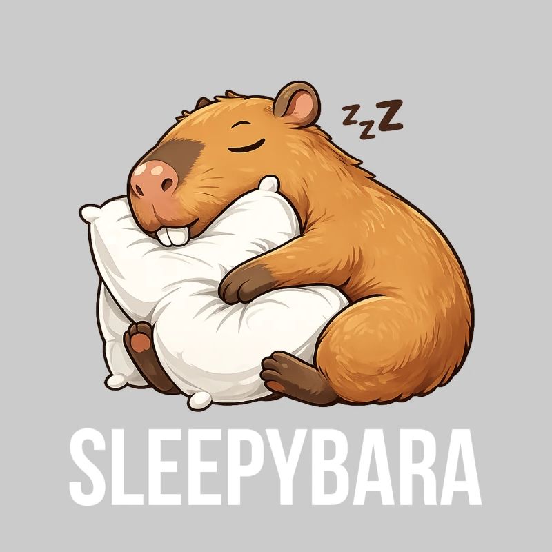 Capybara Sleeping Funny