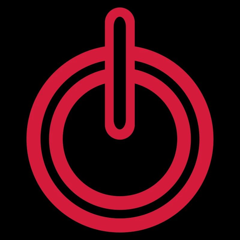 Power icon character shape computer icon