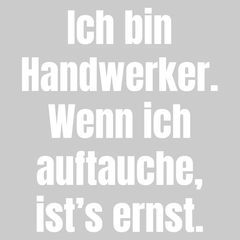 Handwerker Auftauchen Ernst