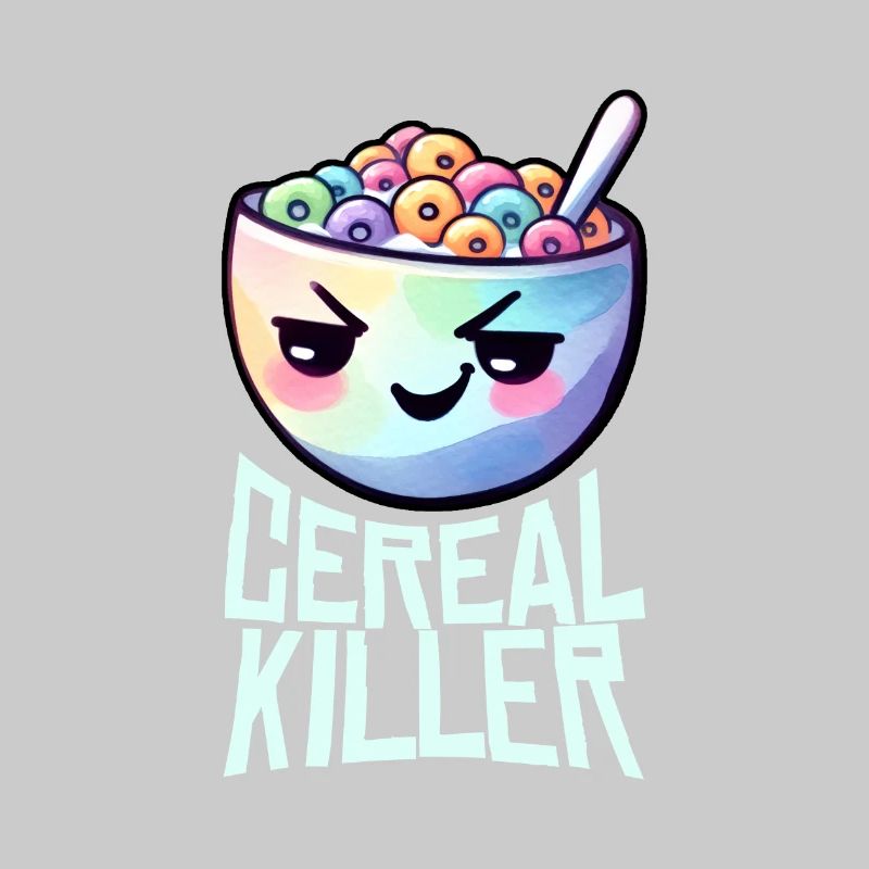 Jeu de mots sur le petit-déjeuner Cereal Killer