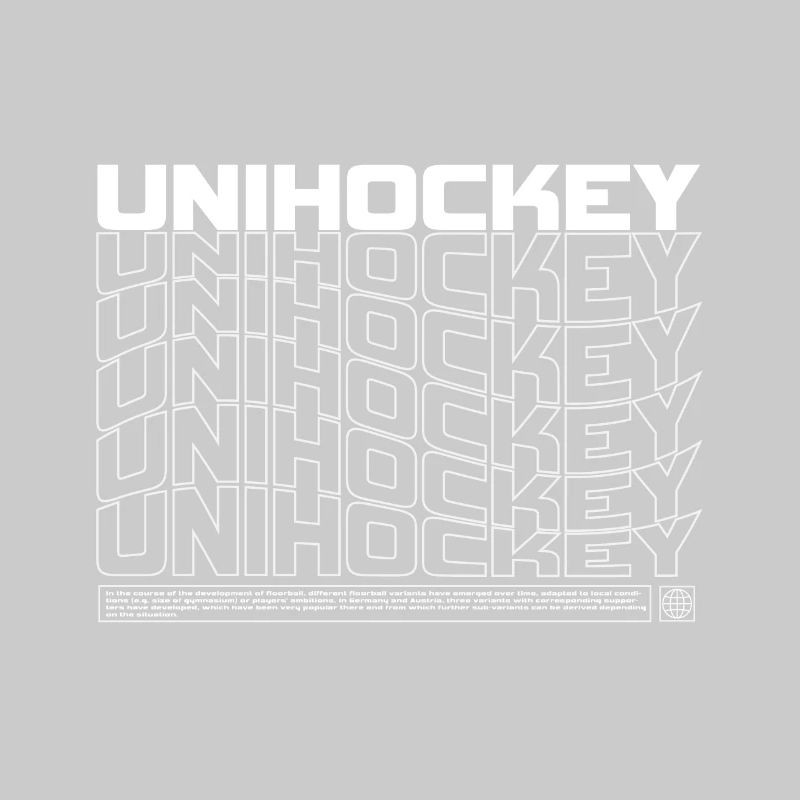 Floorball Typo Pattern