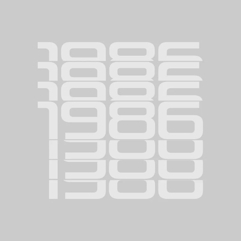 1986 Stack Ziffern Muster