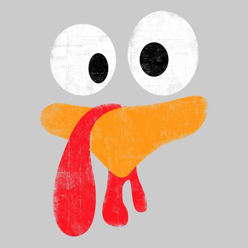 Fête de thanksgiving - Drôle de visage de dinde