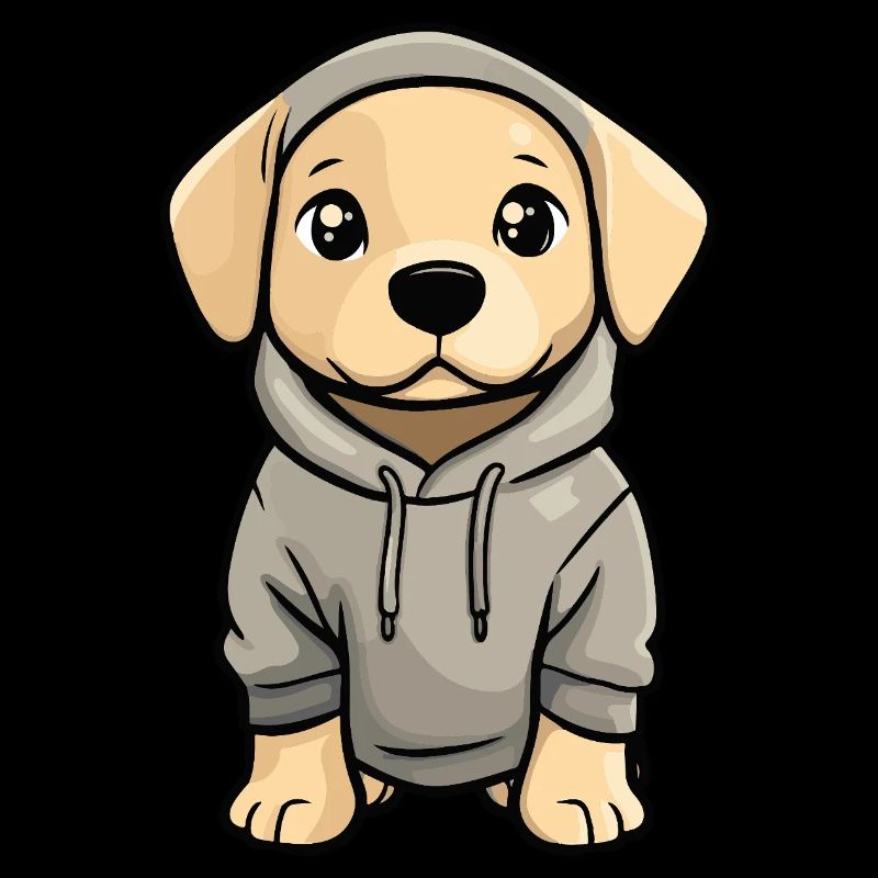 Labrador Hund Lustig