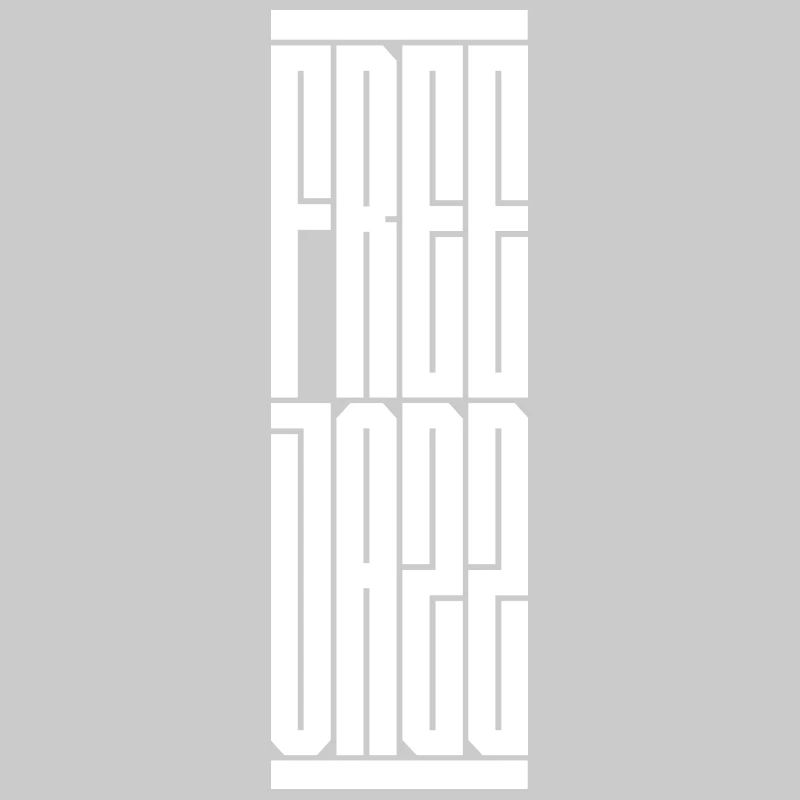 Conception typographique de jazz libre. Cadeau idéal pour le moderne