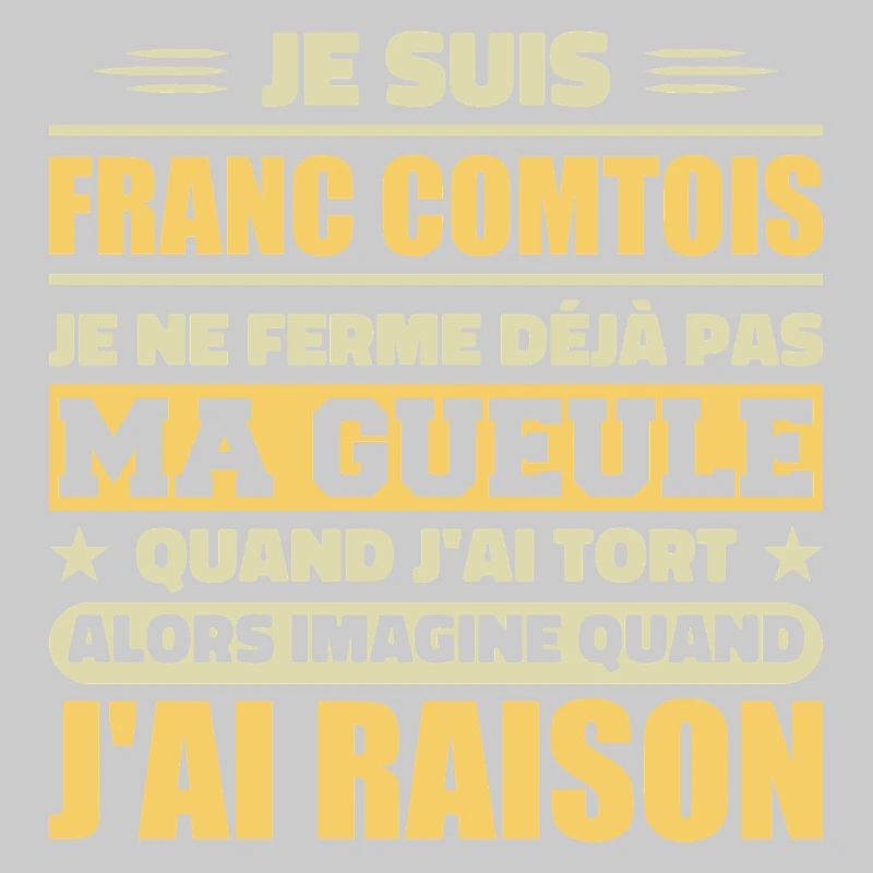 Franc comtois Ich halte meinen Mund nicht zu frank comté