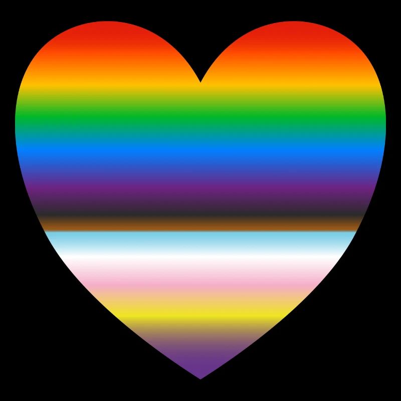Inclusive pride heart