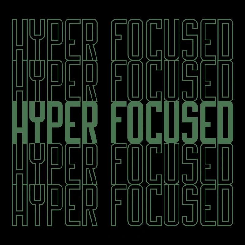 Hyperfocalisé en vert