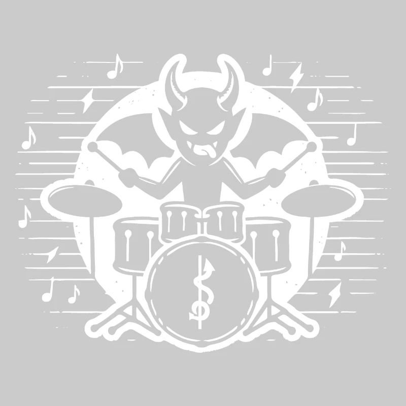 Devilish Drummer Design