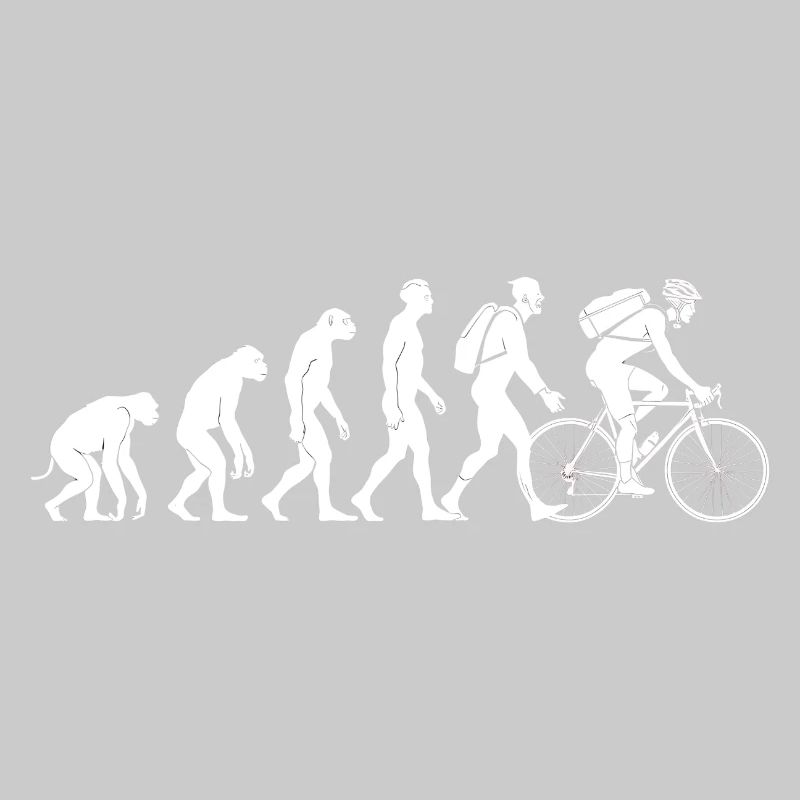 Evolution Radfahren Radfahren Biker Radfahren