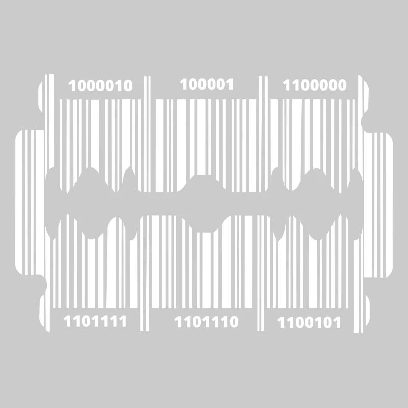 Lama di rasoio con codice