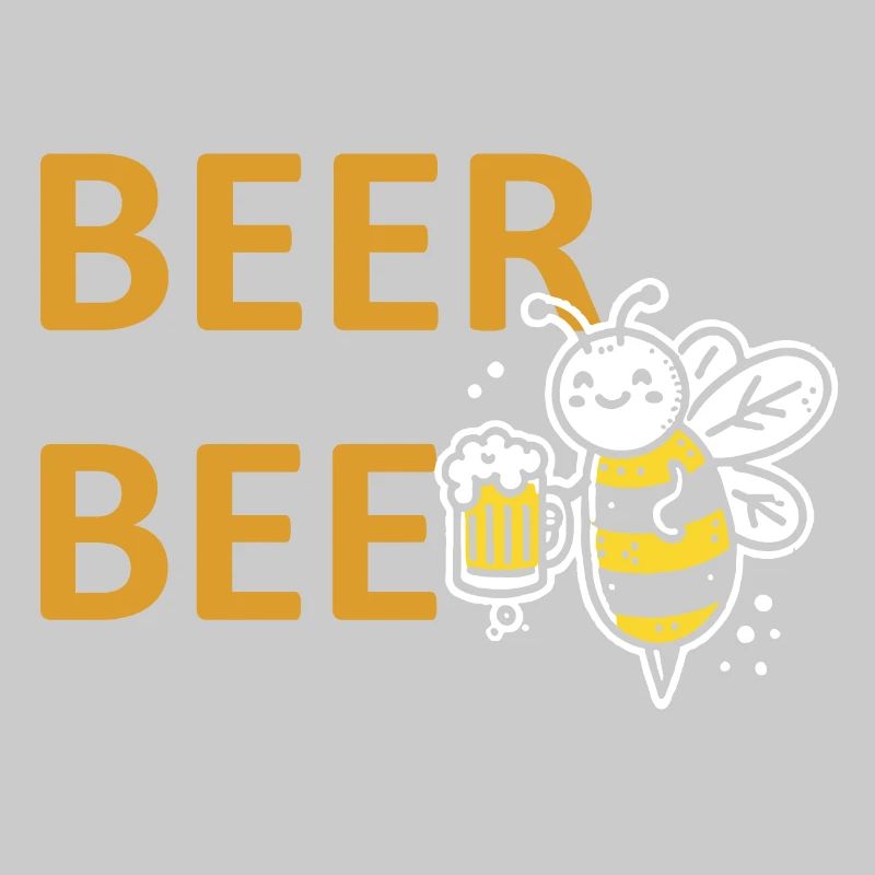 Beerbee Beer Bee PartySpruc Beer Drinker Gift