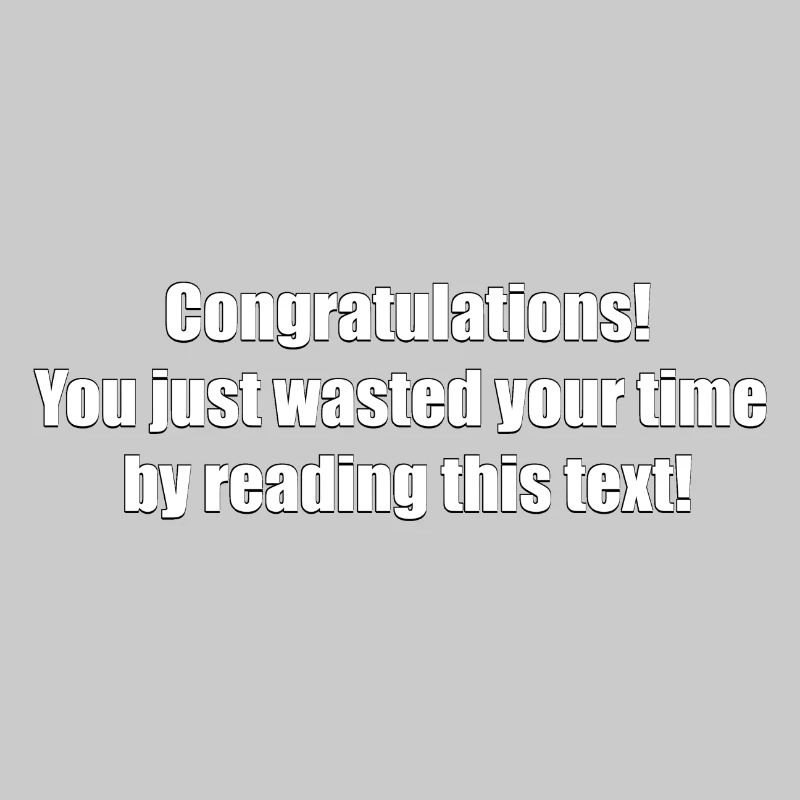 Useless text