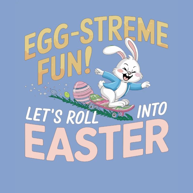 Skateboard Bunny – Cool Easter Design