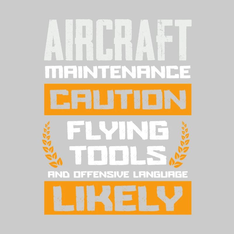 Aircraft Maintenance Caution Flying Tools Likely