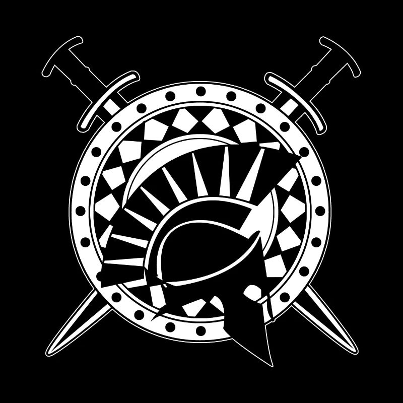 Corinth grec casque et épée