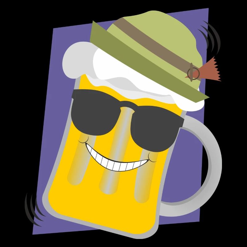 Vatertag Geschenk Bier mit Sonnenbrille Idee