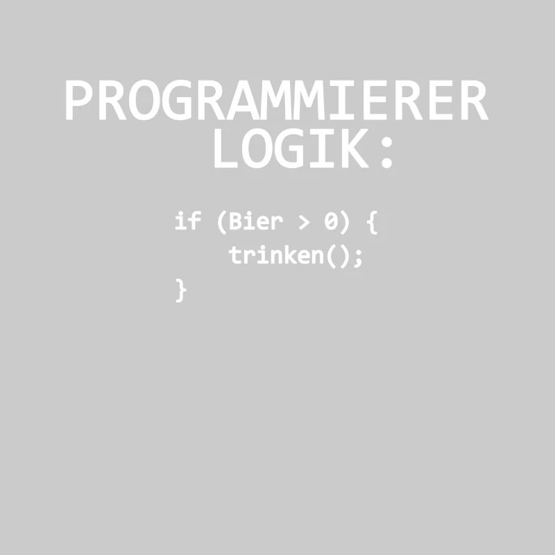 Programmeur Logique Informatique Programmeur Boire de la Bière