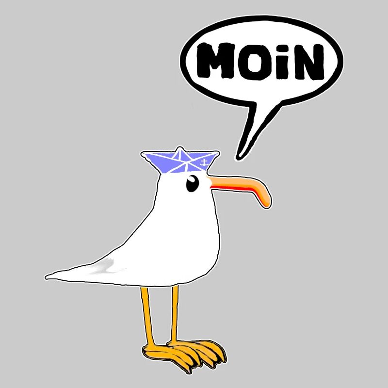 Moin Seagull Bottes en caoutchouc Bottes Speech Bubble