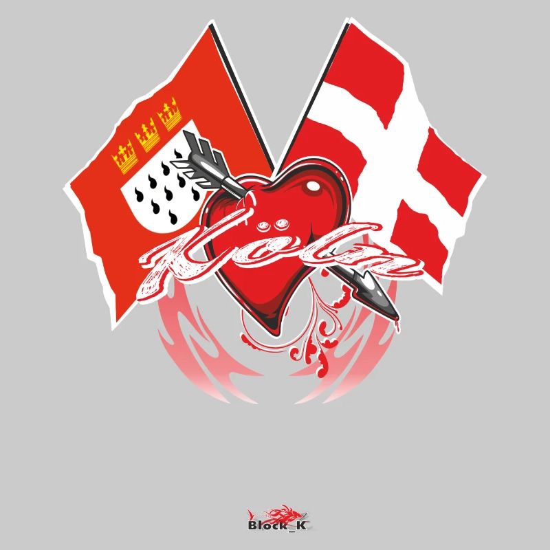 Cologne - montrer le drapeau
