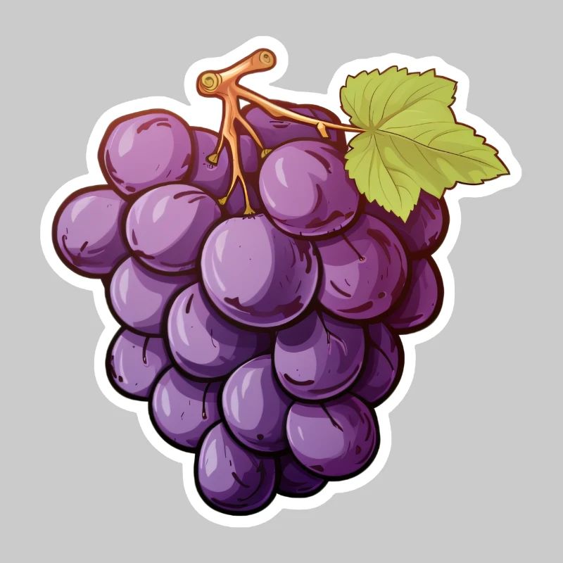 Weintraube oder dunkle Rebe